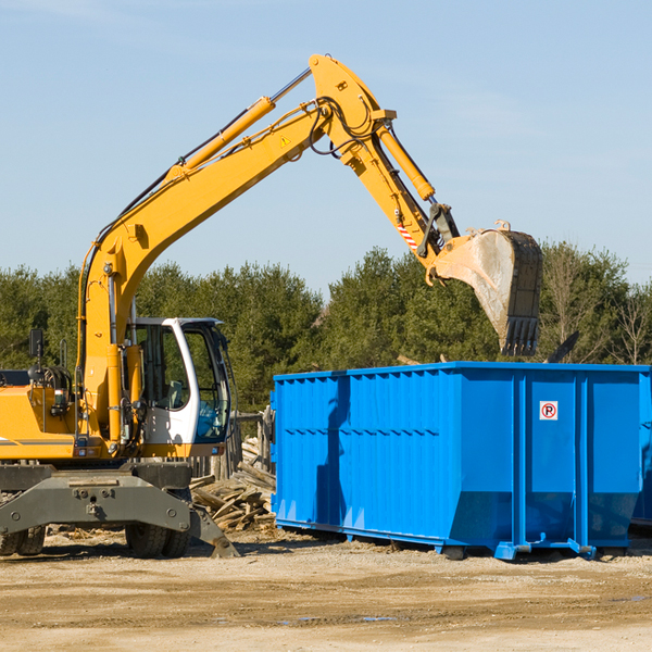 are there any restrictions on where a residential dumpster can be placed in Princetown NY